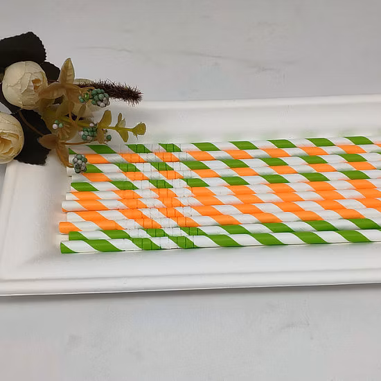 使い捨て可能な新しいサイフォン紙ストロー柔軟な曲がった紙ストロー