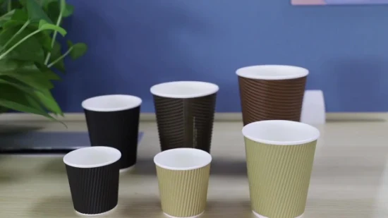 メーカー サプライヤー コーヒー使い捨て茶クラフト紙カップ